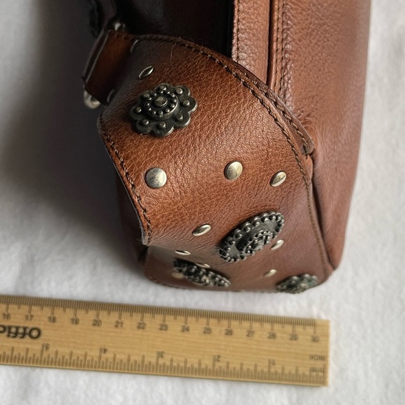 EUC COUTURE DONALD J PLINER HANDBAG. Brown. Leather - Picture 11 of 13